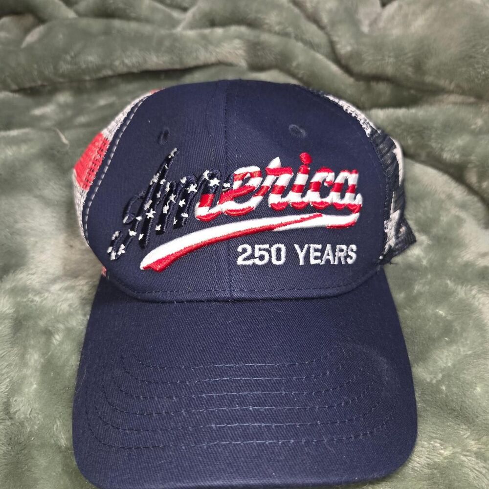 Unbranded Men's Navy and Blue Hat